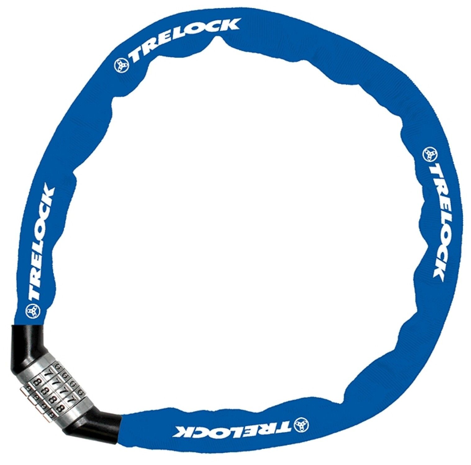 Kettenschloss Trelock BC 115/110/4 CODE blue 2023