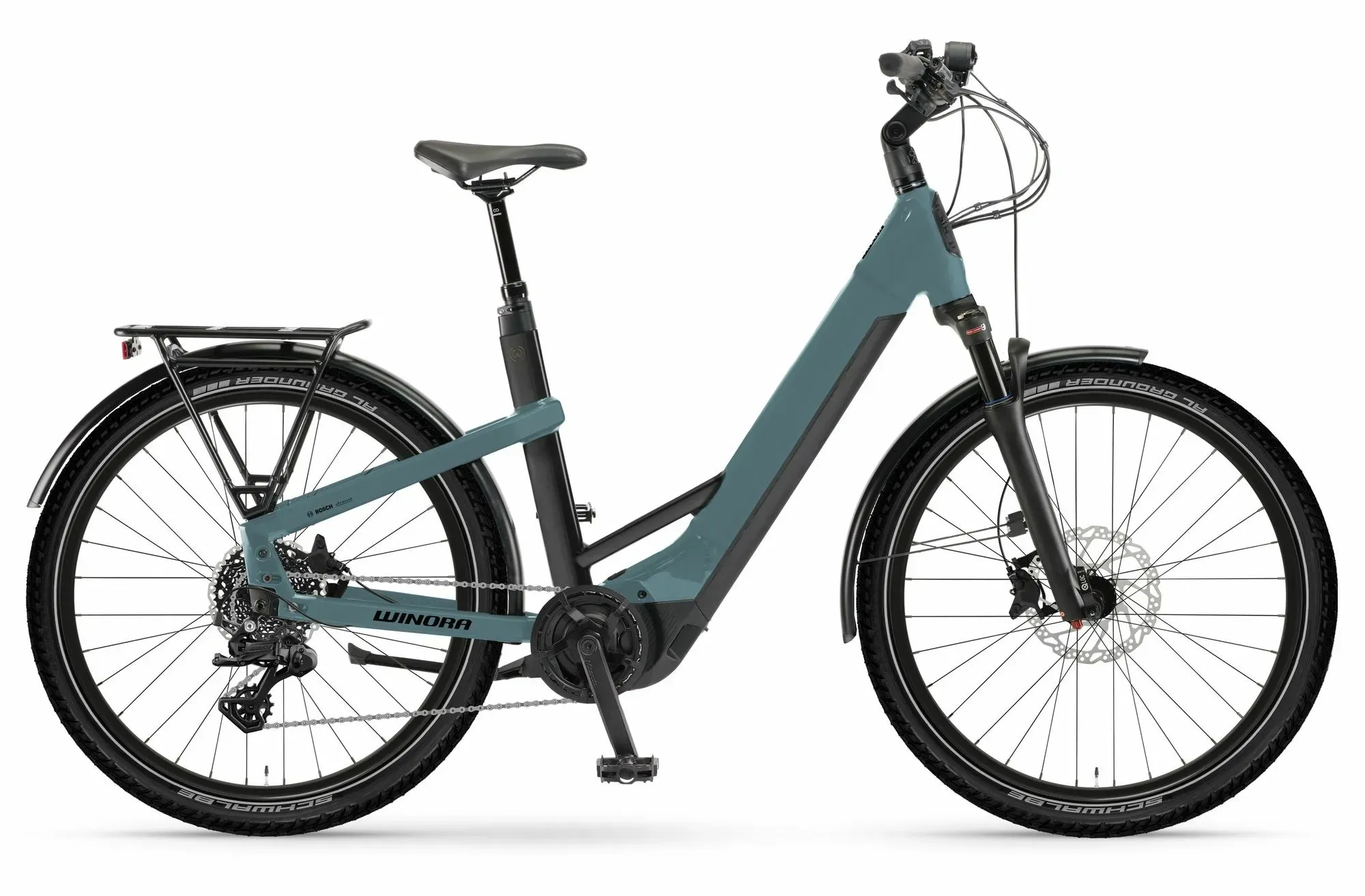 E-Bike Tourenrad Winora Yakun X10 2024 | 750 Wh | 27,5 Zoll | Tiefeinsteiger