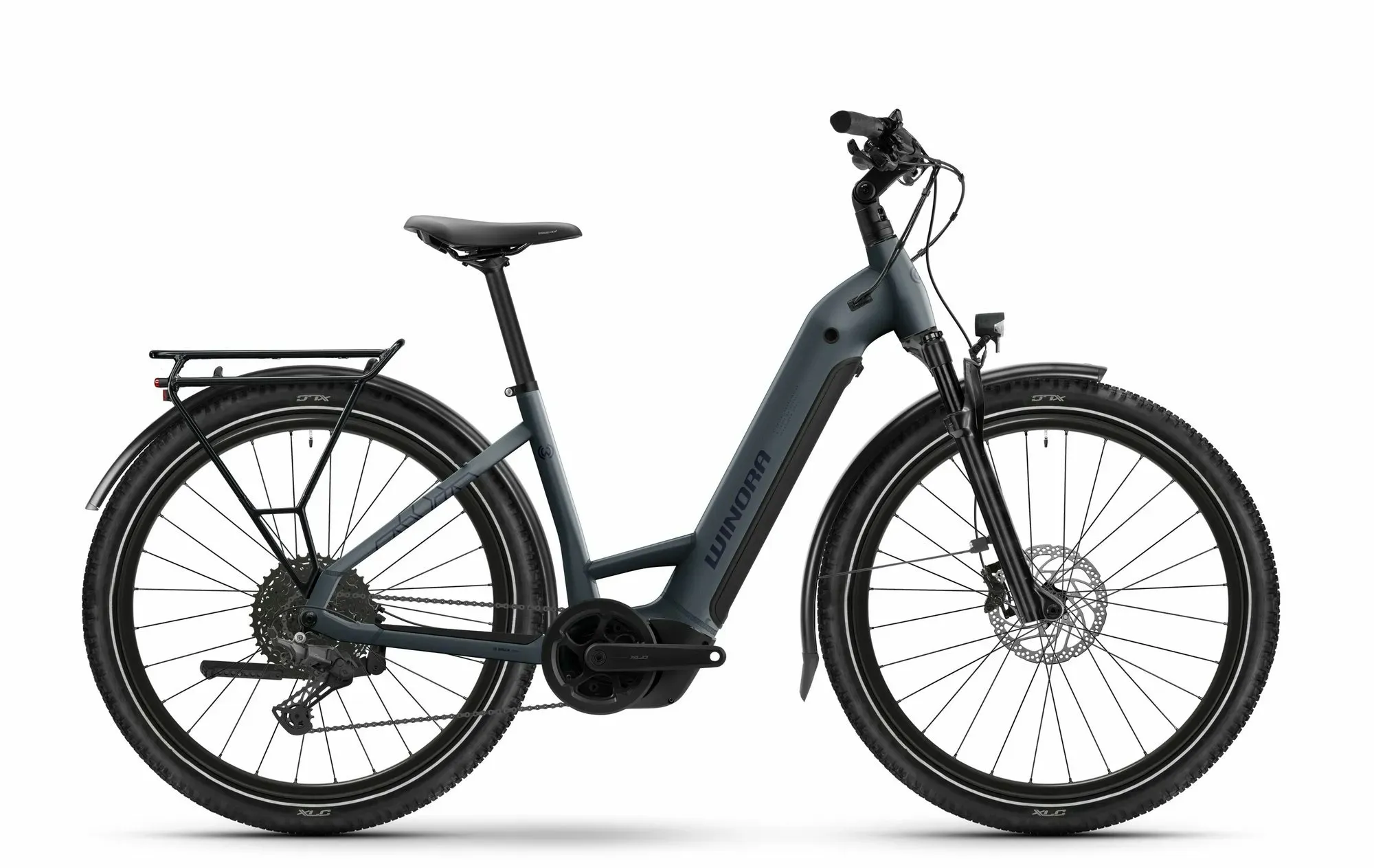 E-Bike Tourenrad Winora Yucatan X10 2026 | 800 Wh | 27,5 Zoll | Tiefeinsteiger
