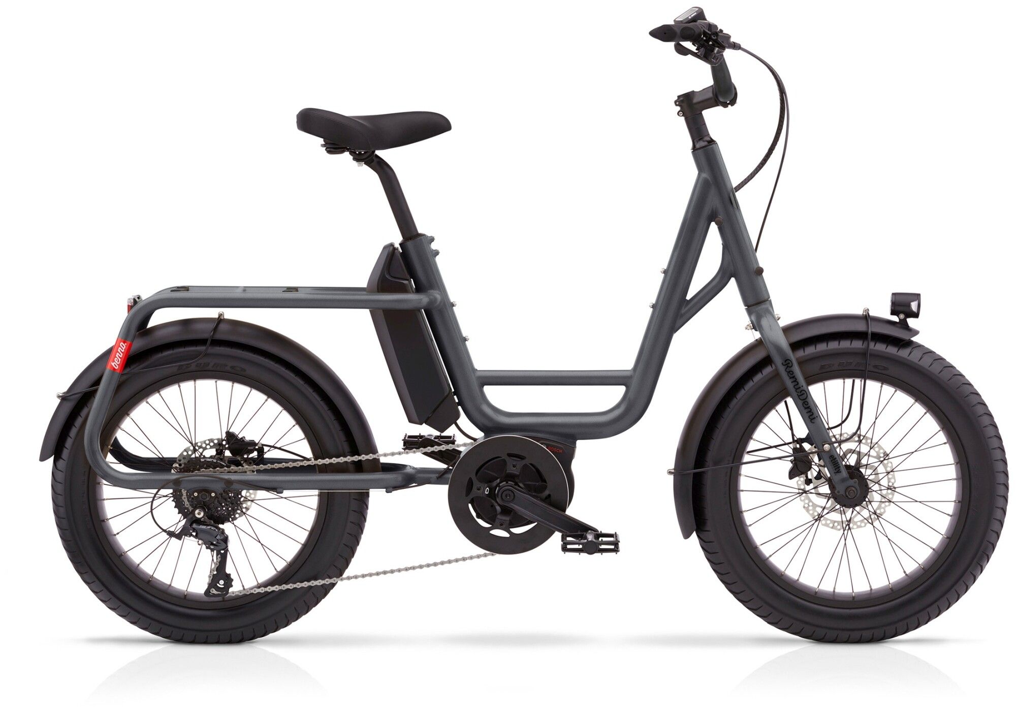 E Lastenrad Benno Bikes RemiDemi 9D Performance Anthracite Gray Easy On 2023 | 500 Wh | 20 Zoll | Trapez (Bild 1)