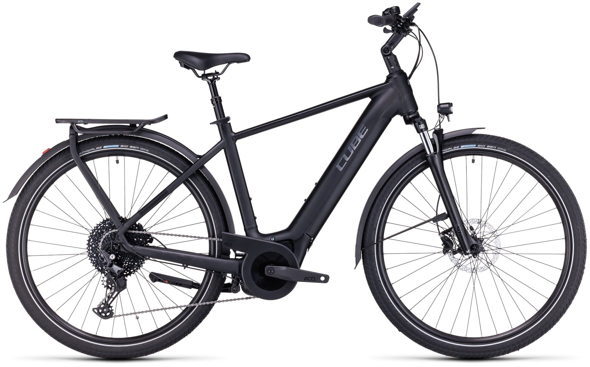 E-Bike Tourenrad Cube Touring Hybrid Pro 500 black´n´metal 2023 (Bild 1)
