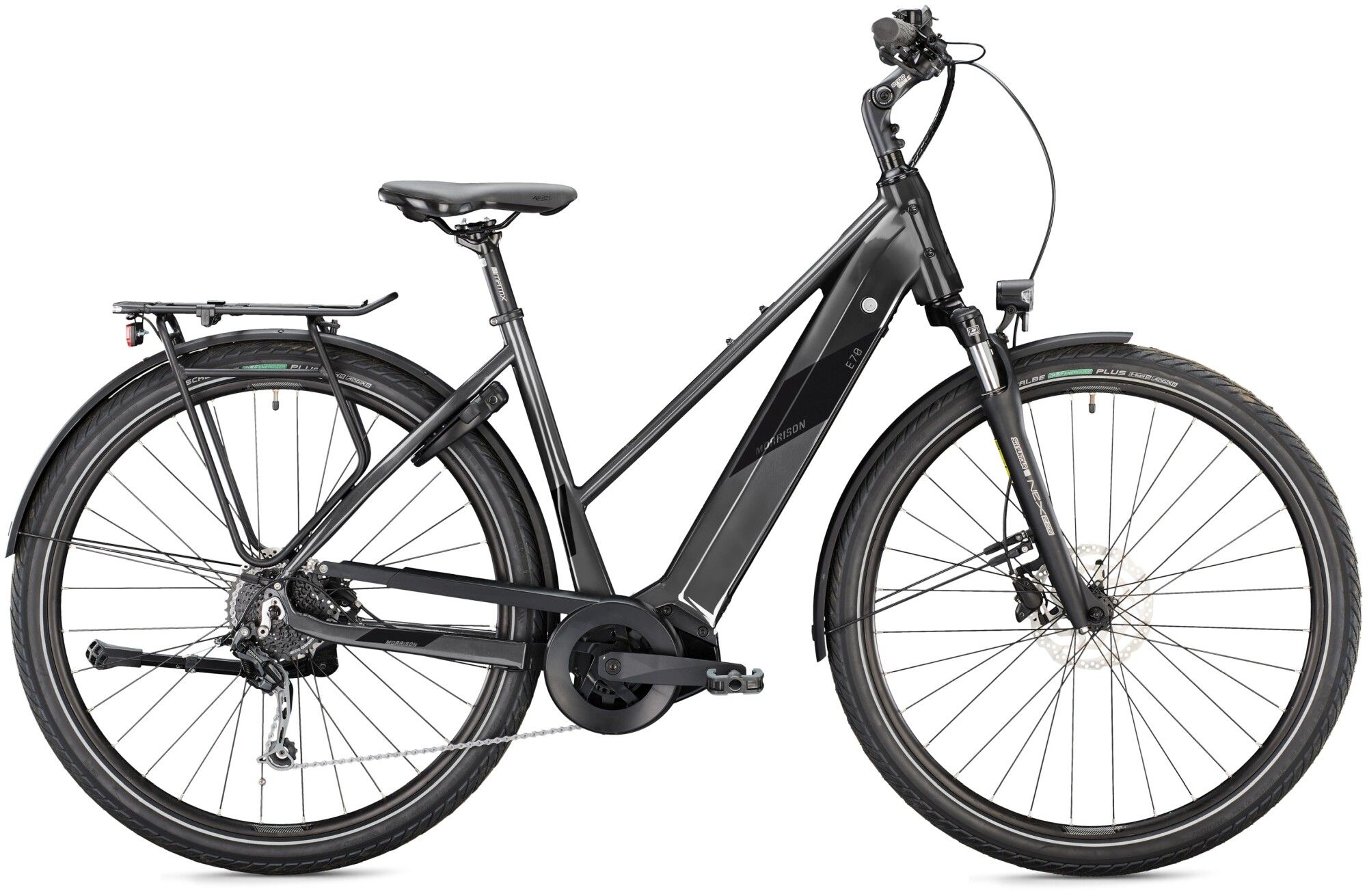 E-Bike Tourenrad MORRISON E 7.0 625 Trapez silver - black 2023 | 625 Wh | 28 Zoll | Trapez (Bild 1)