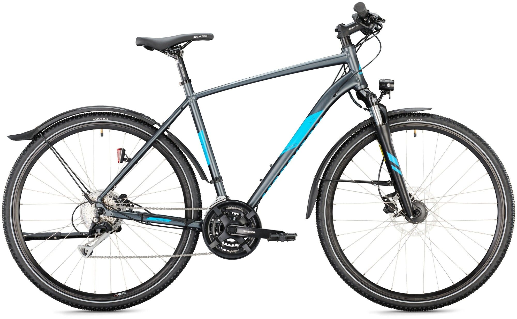 Cross Country Bike MORRISON X 2.0 Diamant anthracite - blue 2023 | 28 Zoll | Diamant (Bild 1)