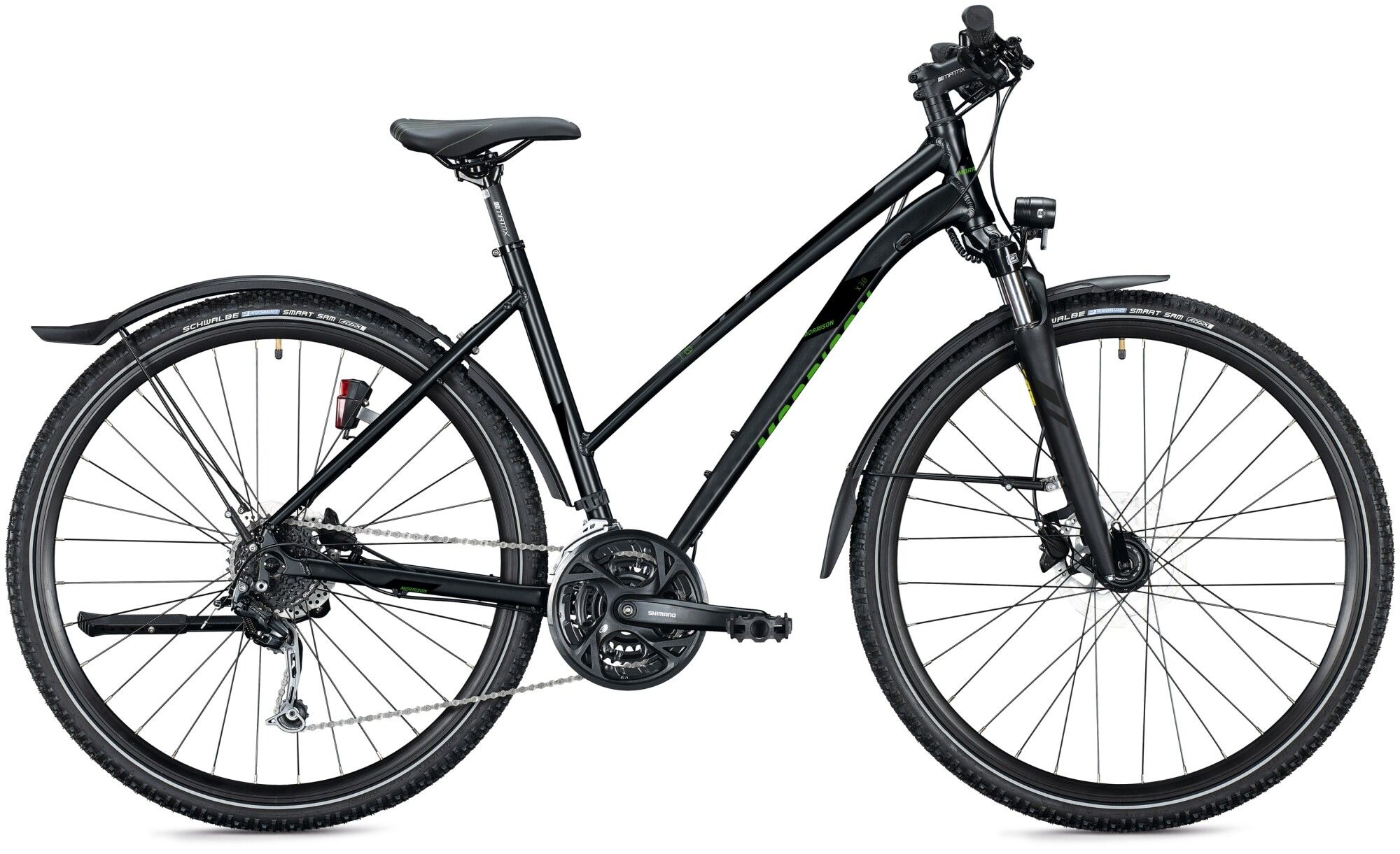 Cross Country Bike MORRISON X 3.0 Trapez anthracite - lime 2023 | 28 Zoll | Trapez (Bild 1)