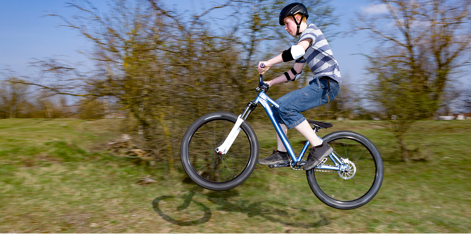 Bunny Hop auf dem Trail